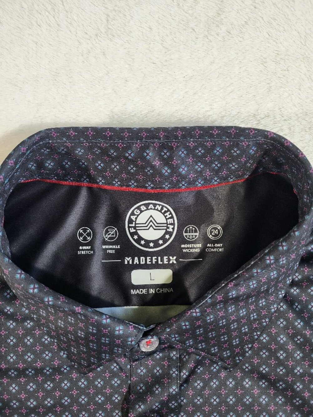Flag and Anthem Men's Large Nadeflex Shirt - NWT - Picture 5 of 10
